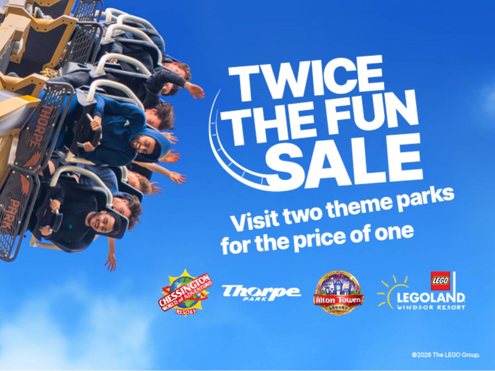 Twice the Fun this summer at the UK’s top theme parks! 
